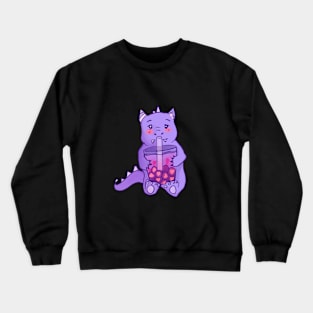 Dragon valentine boba edition Crewneck Sweatshirt